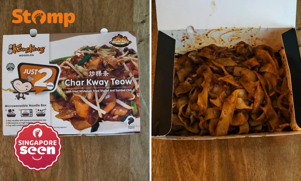 char kway teow does not look like packaging