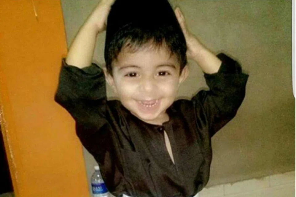 Mohamad Daniel Mohamad Nasser was made to stand in the kitchen or living room with his hands on his head, clad in only his diapers.