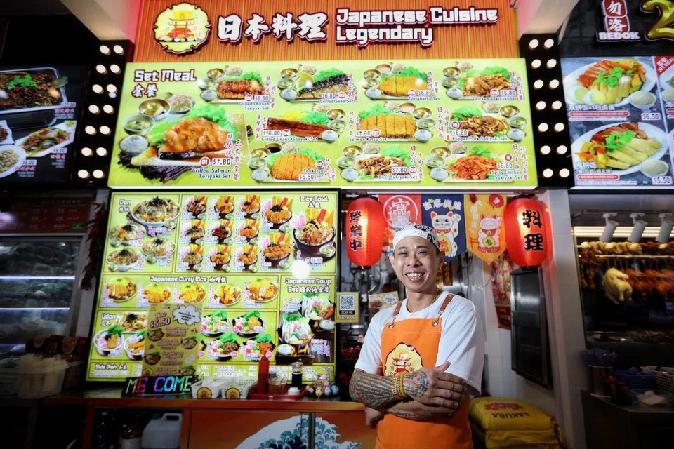 Stall owner of Xin Japanese Cuisine Legendary, Mr Ye Guo Wei. 