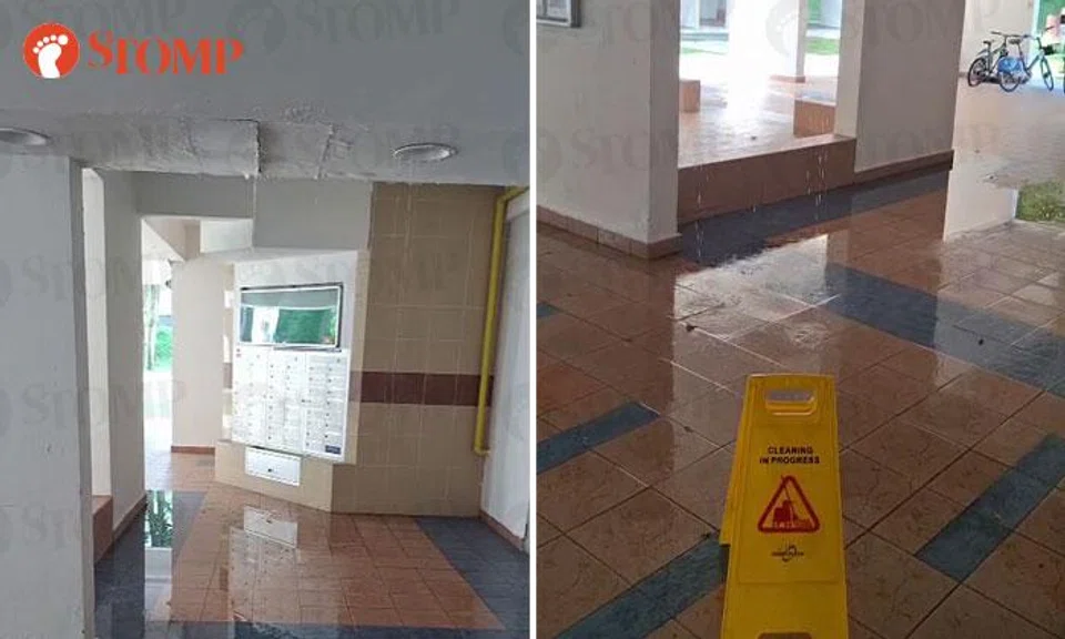 water leakage at void deck