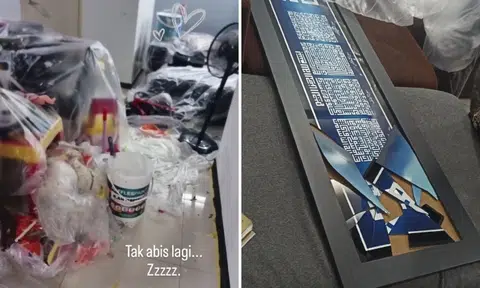 Woman feels like crying after painters leave her home 'in total mess', company says she abused its staff