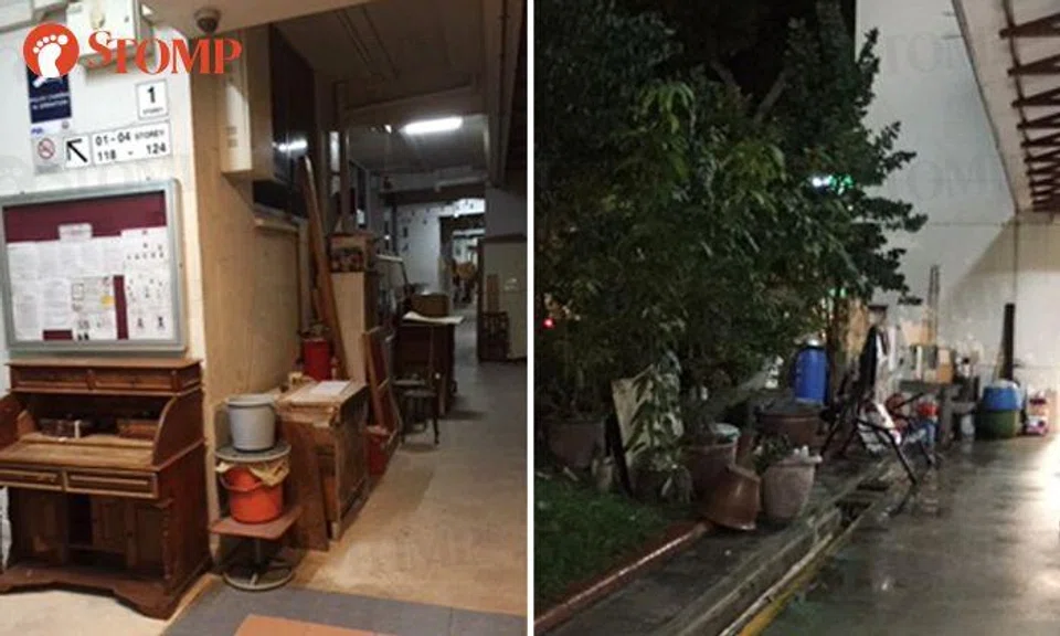 Tampines resident who turned passageway into 'storeroom' given time, assistance to clear items