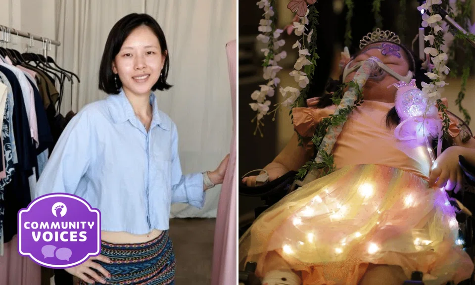 Fashion designer Elisa Lim makes dream dress for Amelia Ng who had rare nervous disorder