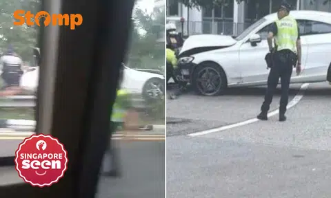 Driver arrested for drug offences after Geylang accident