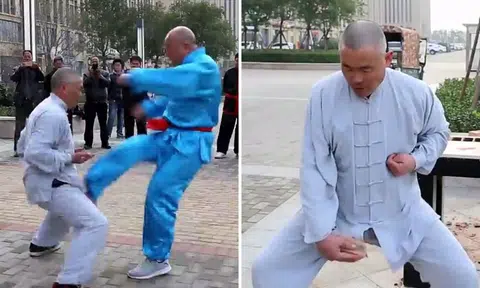 Move over Ip Man, meet Iron Crotch Man and his balls of steel