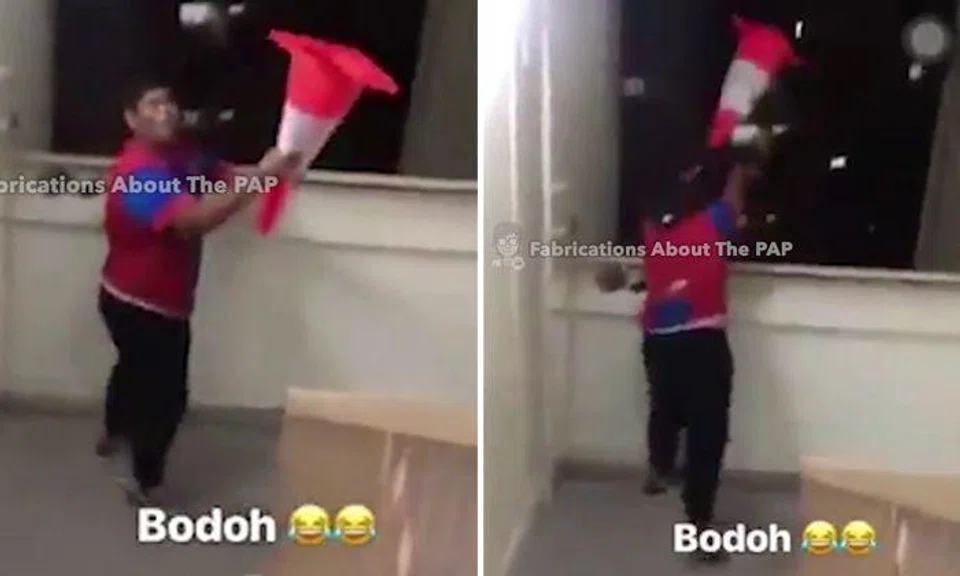 19-year-old guy who threw traffic cone down Tampines Block 856 arrested