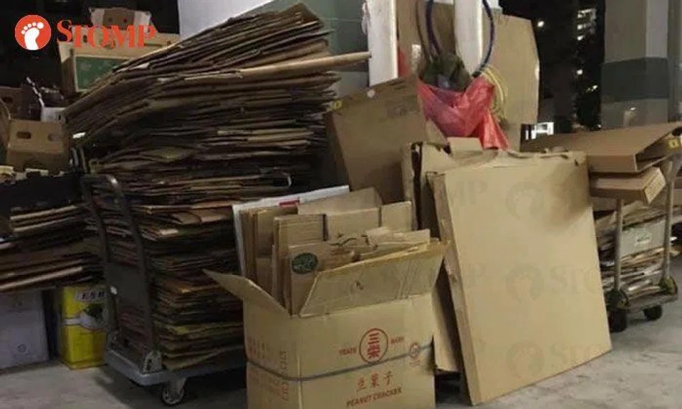 Town council addresses resident's concern over 'fire hazard' at Yishun senior citizen's corner