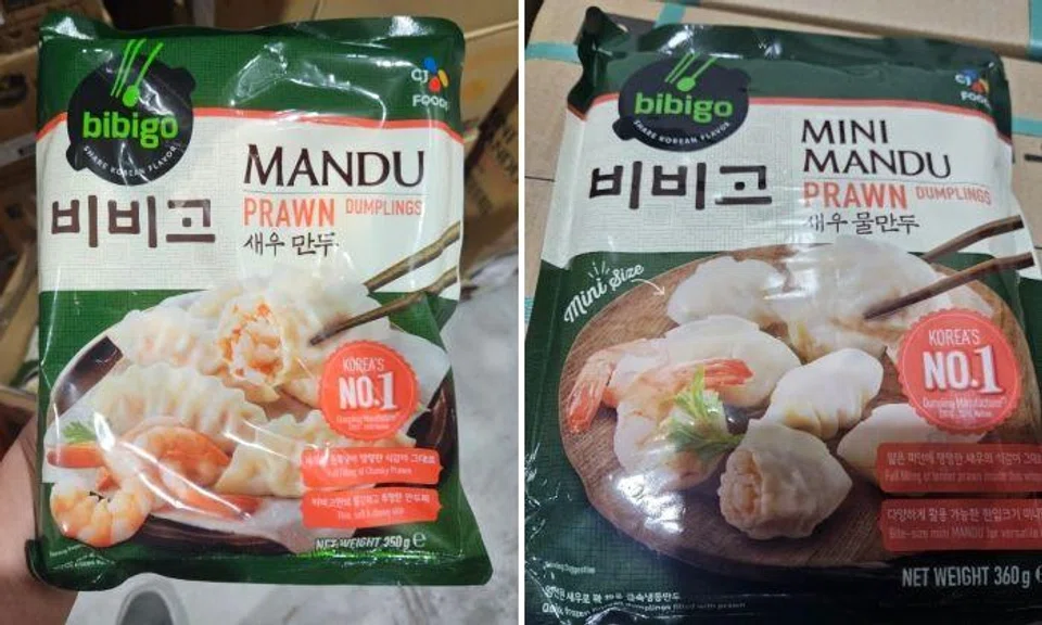 Bibigo’s Mandu Prawn Dumplings (350g) and Mini Mandu Prawn Dumplings (360g) from Vietnam were voluntarily recalled by the manufacturer, CJ Cau Tre, due to undeclared egg allergen.