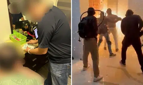 5 men and 1 woman arrested for illegal gambling in simultaneous police raids, over $70k cash seized