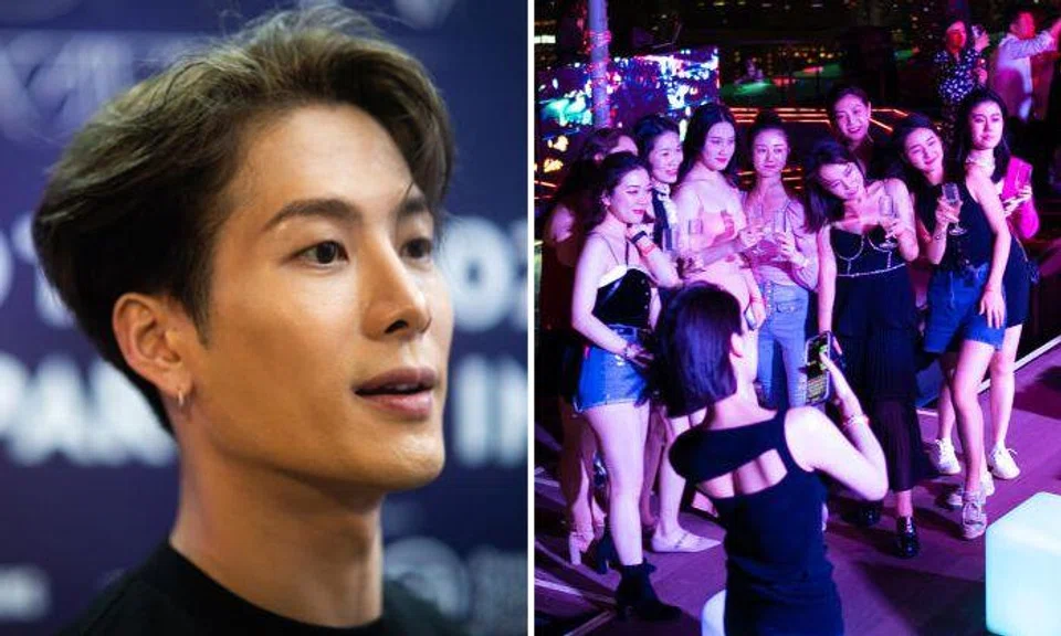 Fans fly to S'pore for Jackson Wang's Christmas Eve party at MBS