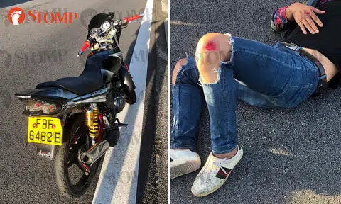 22-year-old motorcyclist arrested for drink-driving after accident along SLE