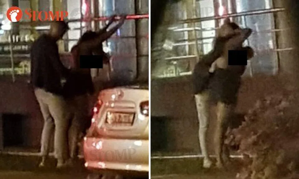 Couple engages in sex acts by roadside in River Valley for 45 min, woman scolds Stomper who told them off