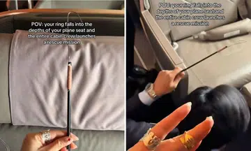 woman ring plane SIA hack