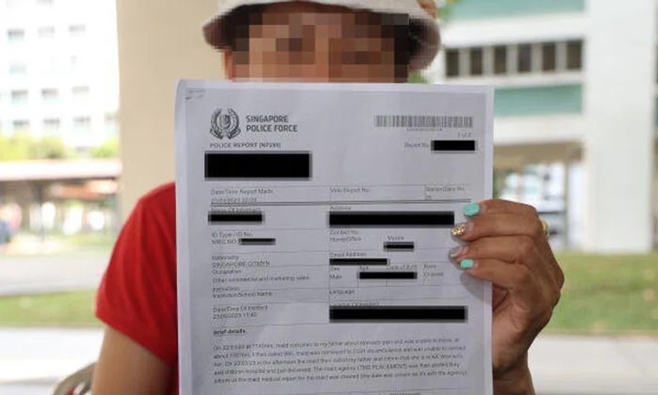 Maid suffers stomachache after 5 months of work -- and gives birth to baby girl