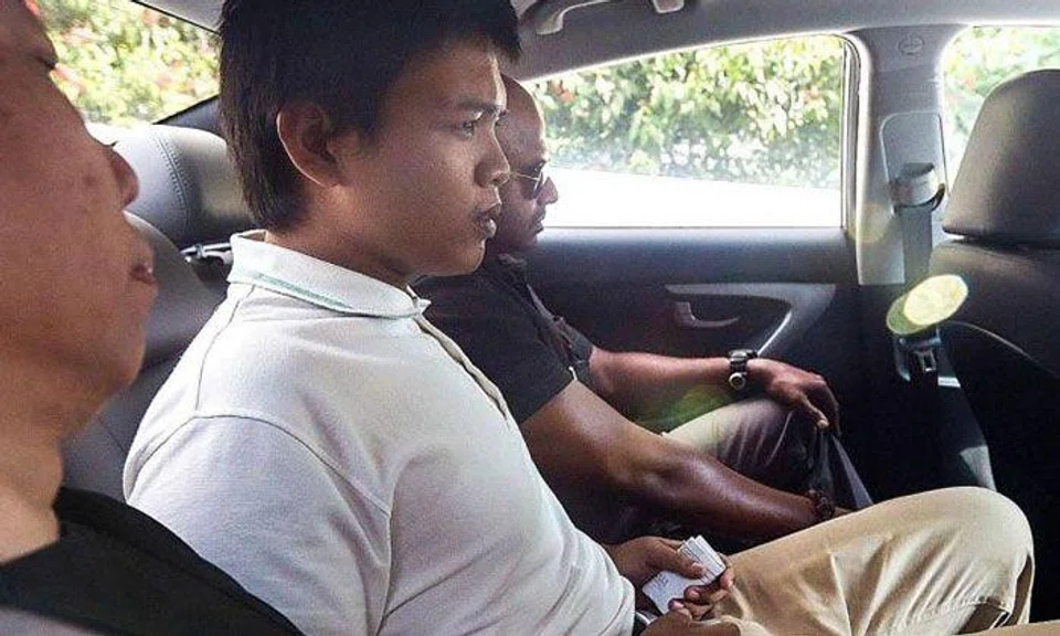 Muhammad Iskandar Sa'at attacked a policeman in 2015, snatching his revolver and firing shots that penetrated the officer's thumb and foot.THE NEW PAPER FILE PHOTO