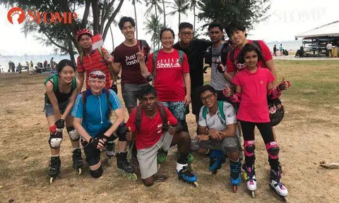 Girl, 10, called "The Legend" after skating 54km for Singapore's 54th National Day