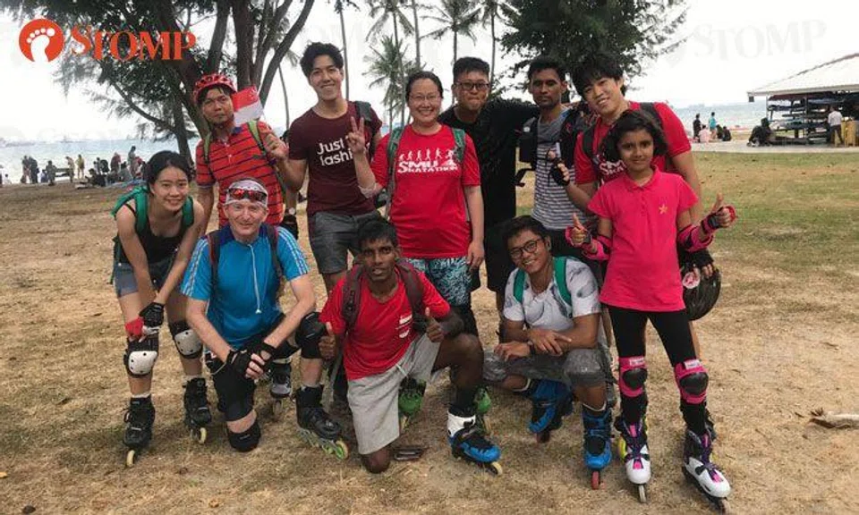 Girl, 10, called "The Legend" after skating 54km for Singapore's 54th National Day