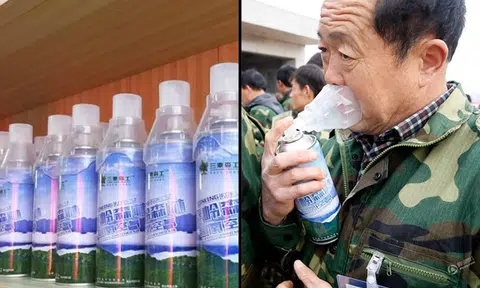 A breath of fresh air now costs $3.70 a bottle in China