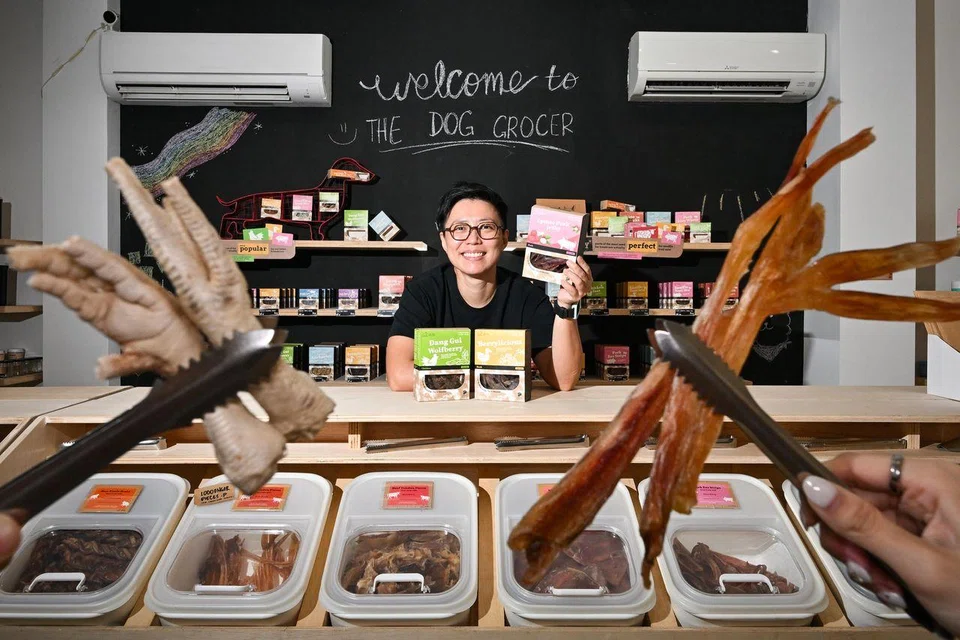 Ms Soo Ming Hui, founder of The Dog Grocer, creates wholesome pet treats and meals that are preservative- and chemical-free.