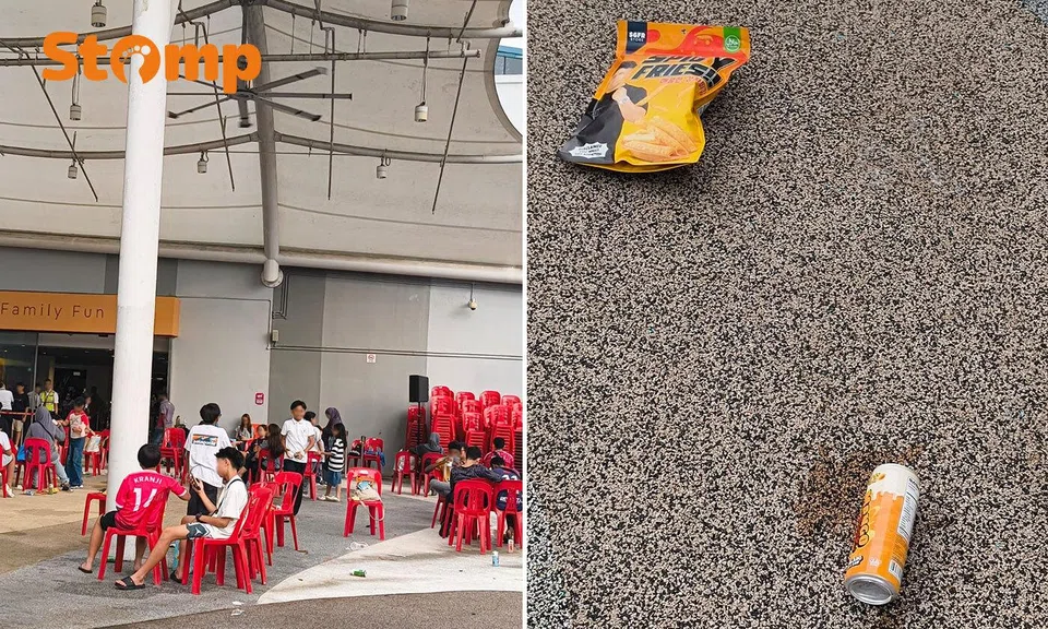 Littering after opening of The SGFR Store at Lot One Shoppers’ Mall
