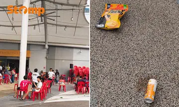 Littering after opening of The SGFR Store at Lot One Shoppers’ Mall