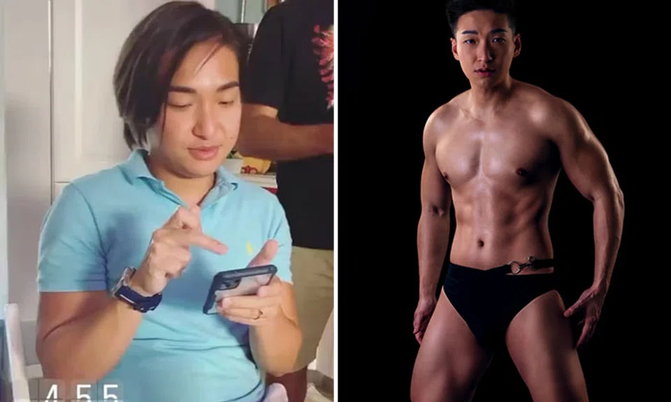 Mr World Singapore finalist Jeremy Ng overcame a tough childhood and poor physical fitness to live his dream. PHOTOS: JEREMY NG, BEAM SEARCH