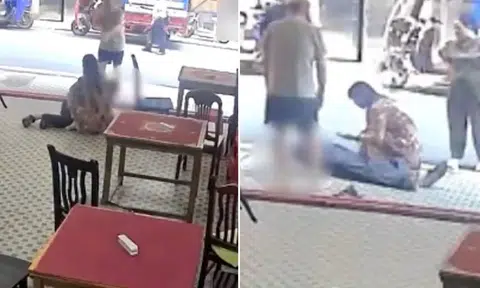 shop owner, helps, elderly man, pays compensation, dies