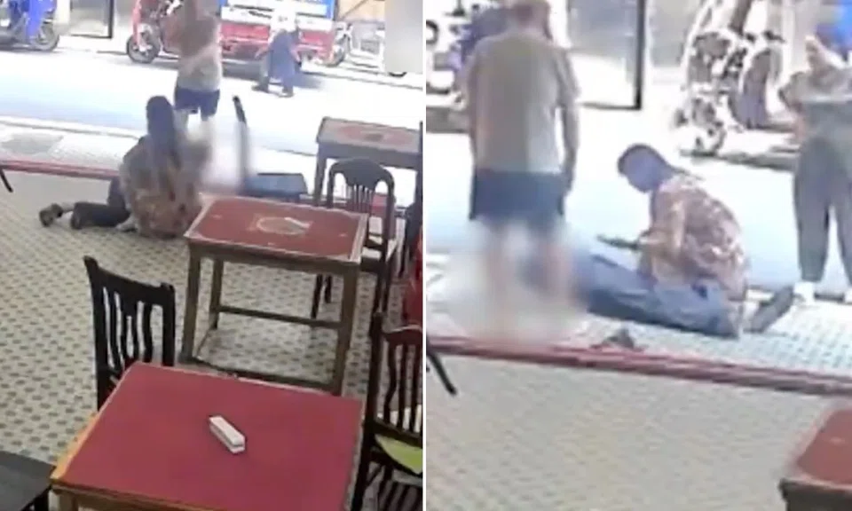shop owner, helps, elderly man, pays compensation, dies