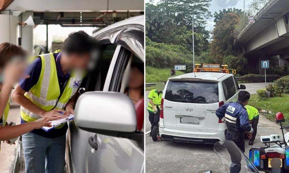 LTA catches 9 more drivers providing illegal ride-hailing services between S'pore and M'sia