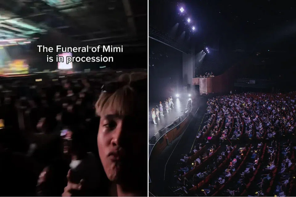 “The choice to sit down is the same as those who choose to stand,” a concert goer said. 