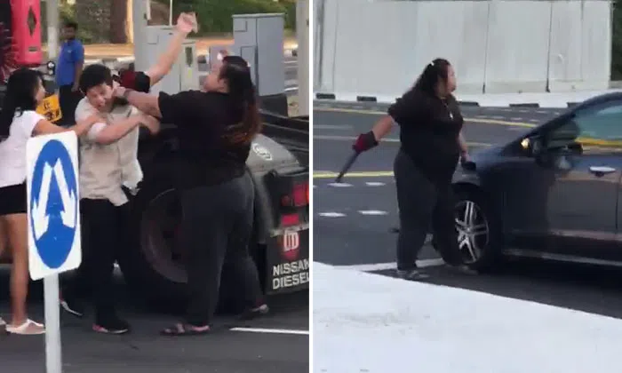 Road Rage Confrontation Man and woman arrested after road rage incident involving smashing ...