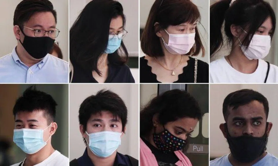 (Clockwise, from top left) Ow Congyang, Ong Jue Ying, Soh Cheng Luan, Miko Neo Hwee Li, Balu A/L Bala Raman, Ganga Devi Poobalan, Marcus Sim Jing Wei and Lee Jun Rong Jovan. Photos: The Straits Times.