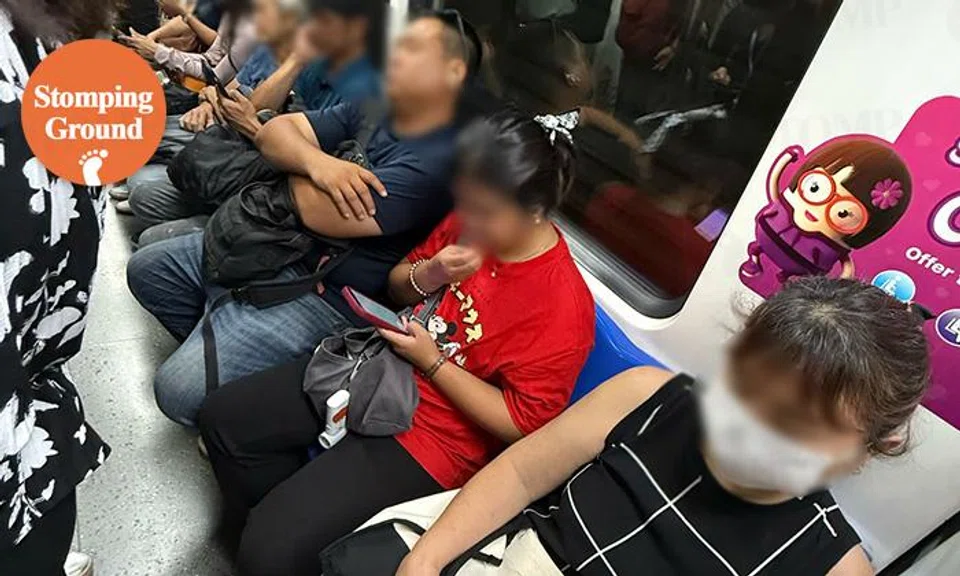 A ride on the MRT left one man angry and disappointed at the world. 
