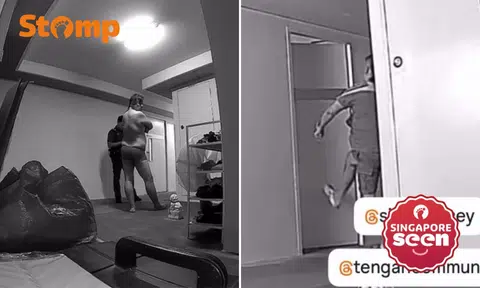 Residents at Tengah BTO block complain of neighbour kicking doors and roaming corridor in underwear