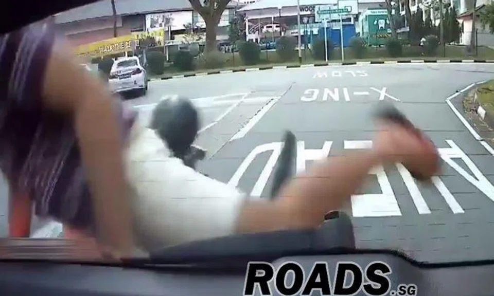 PMD rider crashes into car along Woodlands Ring Road