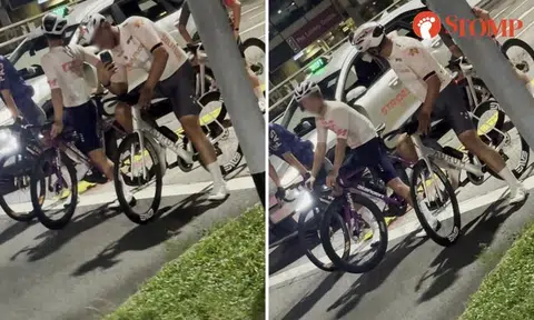 Women left shaken by laughing cyclists at 5.40am -- with one filming them