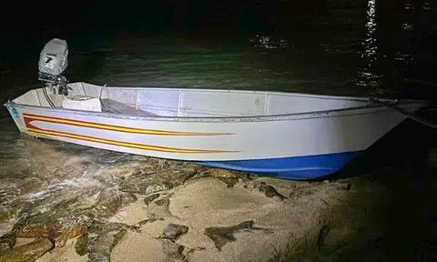 An Indonesian man who entered Singapore illegally via speedboat in November was on Dec 4 sentenced to a year in jail and five strokes of the cane. Photo: Singapore Police Force