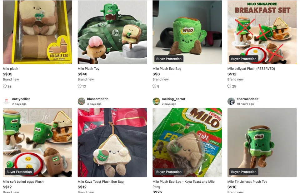 Milo plushies on Carousell