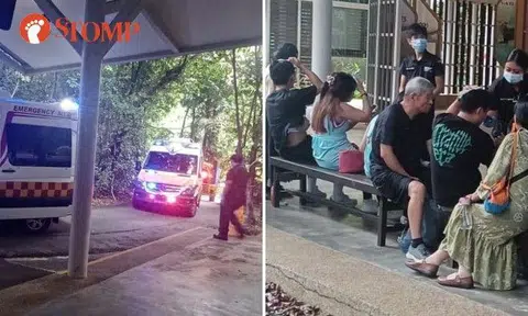 Stomper Danny shared photos of the Singapore Civil Defence Force (SCDF) ambulances and paramedics at the Wetland Centre with the victims of the attack.