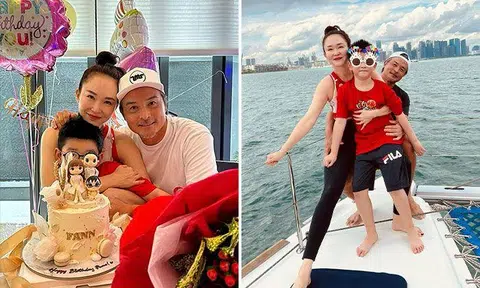 Fann Wong shared several photos of the celebration with family and friends on social media on Saturday. PHOTOS: FANNAIAIWONG/INSTAGRAM