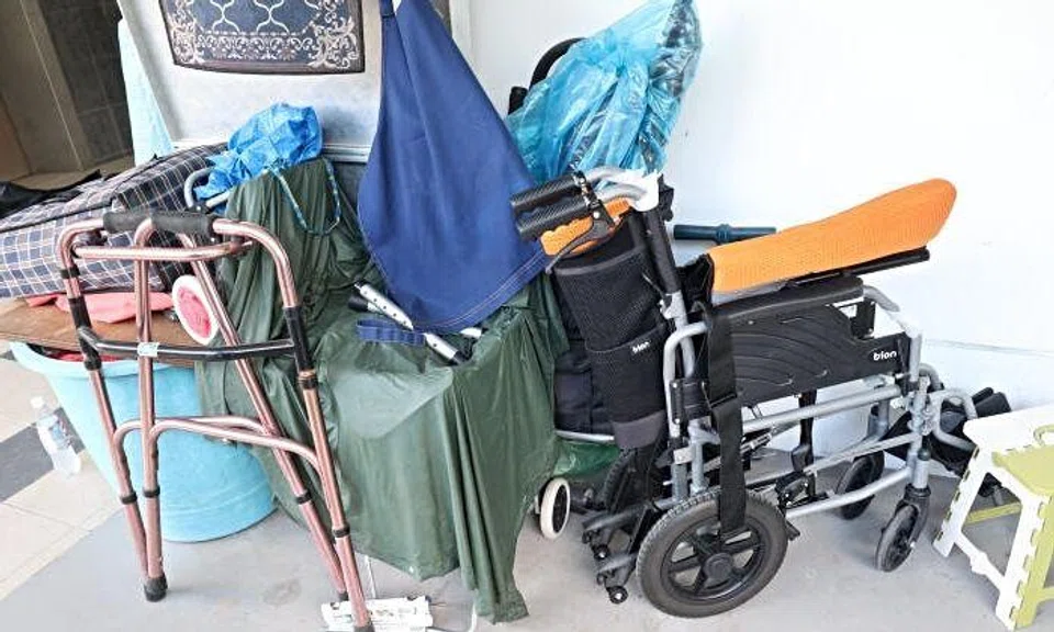 Ridawi Morsudin is said to have murdered Madam Aminah Abdul in the flat in Block 137 Petir Road. Photo: Shin Min Daily News