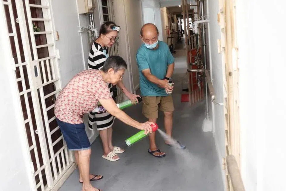 One resident bought five cans of insecticide and finished four in three days.