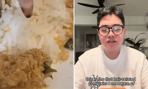 hair found in hbb food