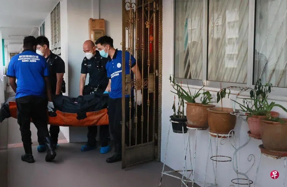 The body was removed by police officers and the coroner at about 6pm on Sunday, May 25, after investigations were completed. 