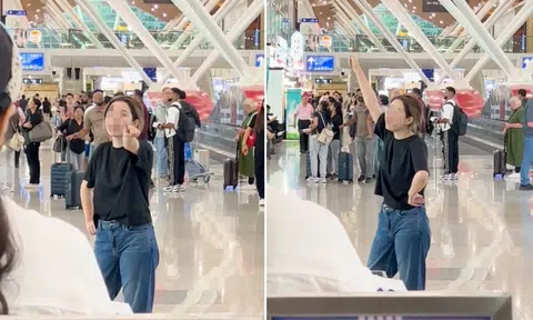 KLIA airport incident, woman demands surrender, airport security threat