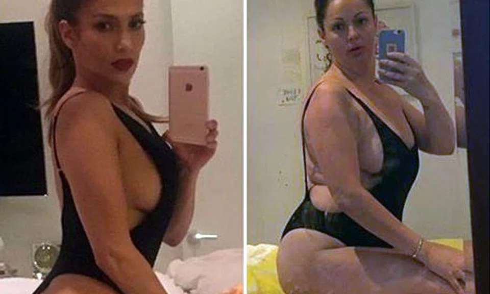 Woman imitates sexy poses by popular celebs -- and the results are epic