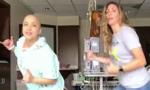 Cancer will not bring down this woman -- and she will keep dancing