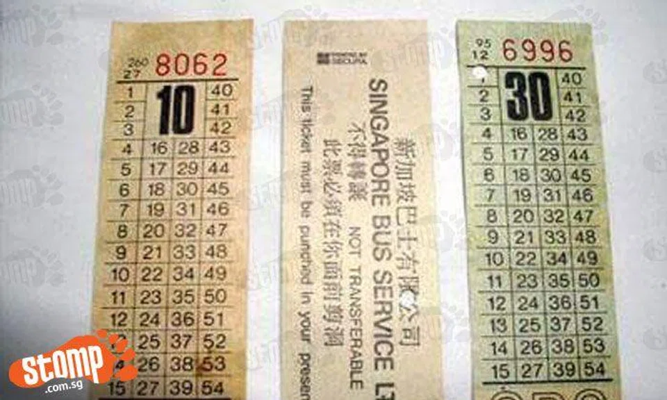 Before EZ-Link cards, these were used to pay for bus fares