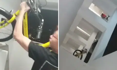Do you know him? Youth throws ofo bike down from high-rise Jalan Tenteram block, police investigating