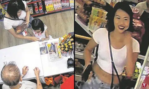 Woman allegedly instructs girl to steal cigarettes from convenience store, then asks owner to check her bag to prove innocence